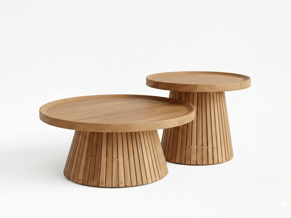 Belito Daan koffietafelset 60 + 80 cm