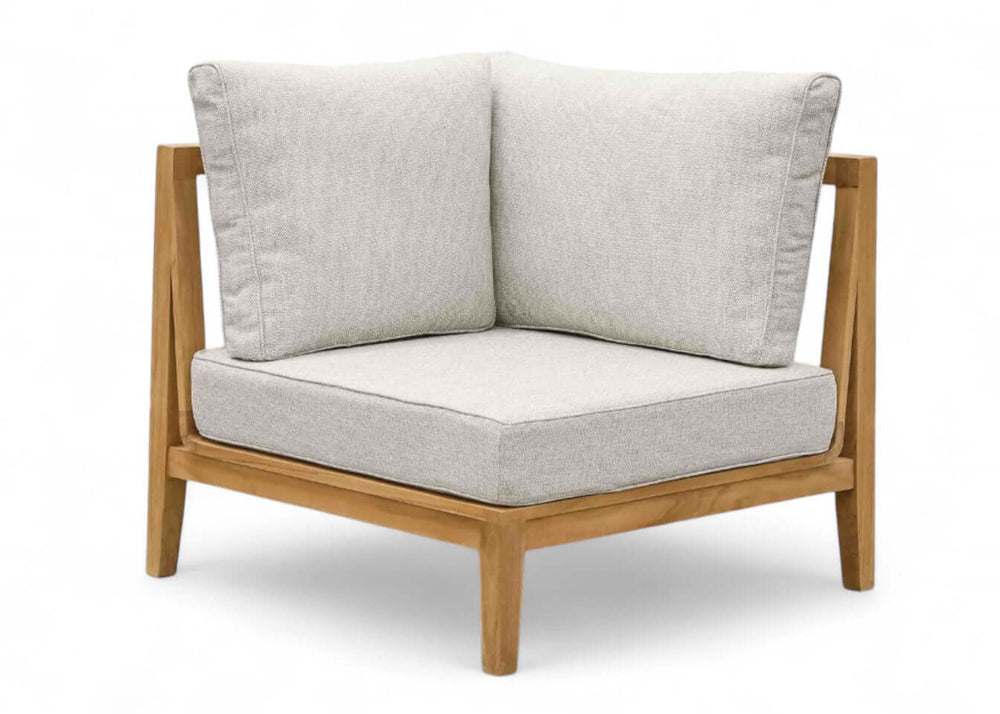 Belito Daan loungeset – teakhouten frame detail