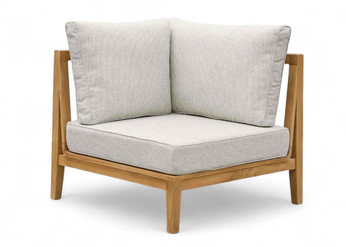 Belito Daan loungeset – teakhouten frame detail