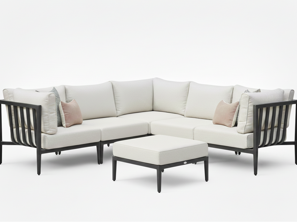 Belito Daan Hoek Loungeset Aluminium All-Weather 6-delig Nr. 5