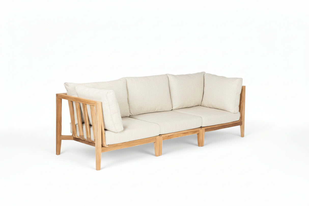 Belito Daan teak 3 zits bank