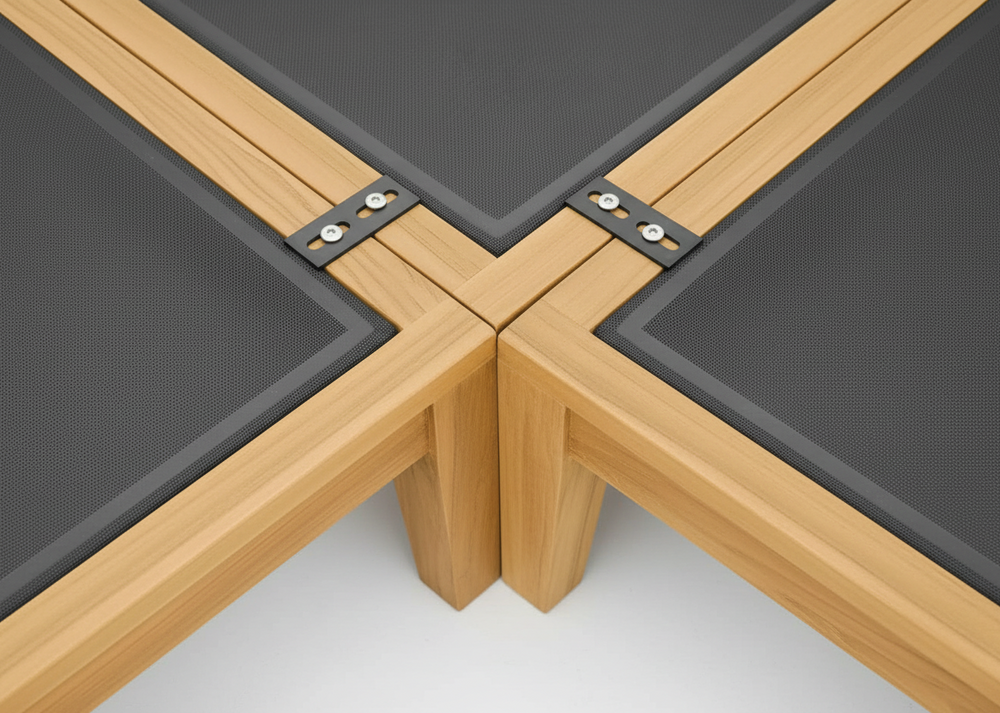 Belito Daan teak koppeling