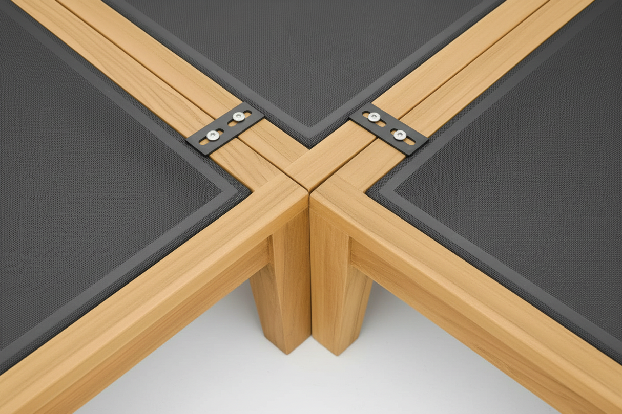 Belito Daan teak koppeling