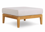 Belito Daan teak loungeset – opstelling met ottoman