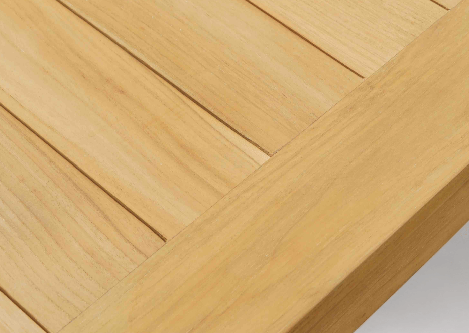 Belito Daan teaktafel detail
