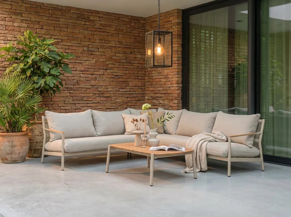 Belito Julia Hoekbank met teak tafel