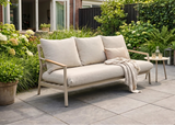 Belito Julia Lounge Sofa 198 cm | Taupe | Aluminium & Rope | 3-4 People