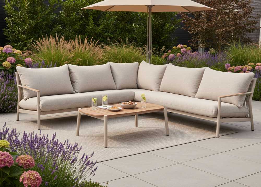 Belito Julia Hoekbank Taupe