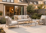 Aluminium Stoel-Bank Loungeset - Taupe Frame - Belito Julia - 3-delig