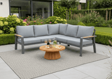 Aluminium Loungeset Hoekbank - Antraciet Frame - Belito Lotte - 3 -delig