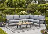 Belito Lotte Loungeset Antraciet Hoekbank ALuminium 