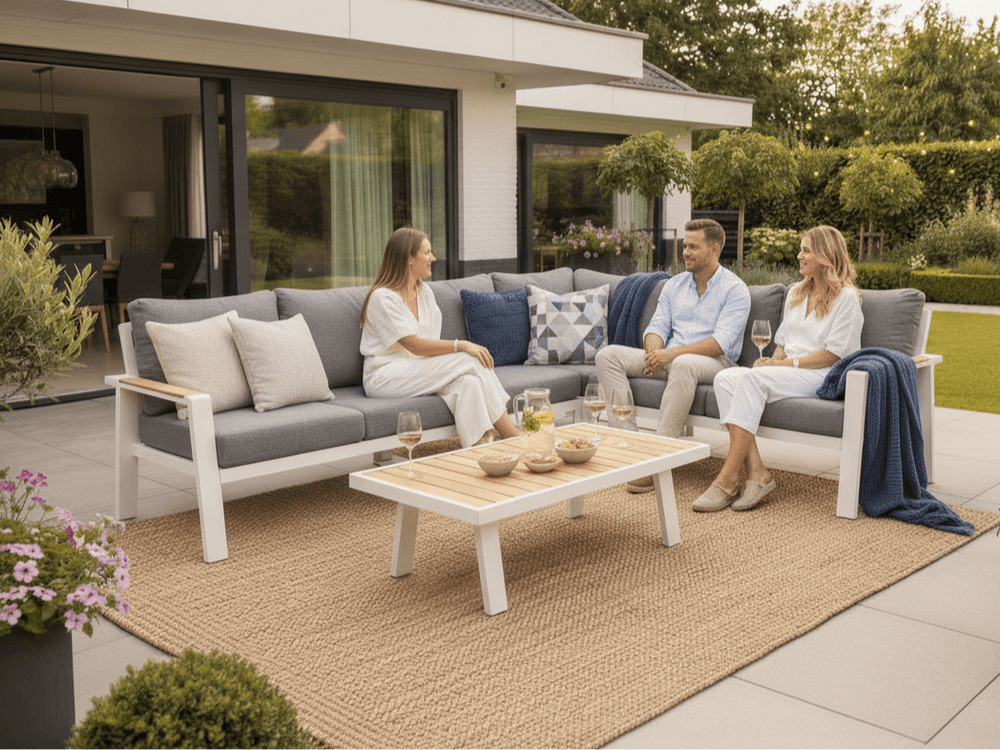 Belito Lotte Wit Hoekbank