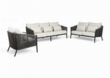 Aluminium Stoel-Bank Loungeset - Rope - Belito® Ouddorp - All-Weather - Nr.2