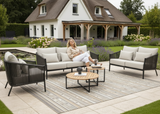Belito® Ouddorp Aluminium Stoel-Bank Loungeset - Rope - All-Weather - Nr.1