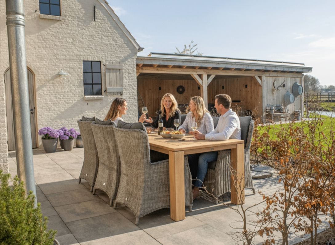 Belito® Milou tuinset 6 personen - 7 delig