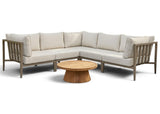 Belito Daan Hoek Loungeset | Taupe | 245x245 cm | Nr. 10 incl. Koffietafel