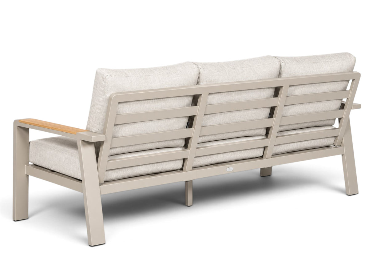 Belito Birmingham Loungeset Nr.1 | Taupe | 3-zits Bank + 2x Stoel + Tafel | 5 Personen