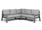 Belito Lotte Loungeset Hoekbank Nr. 3 | Antraciet Aluminium | 220 x 220 cm | 5-persoons
