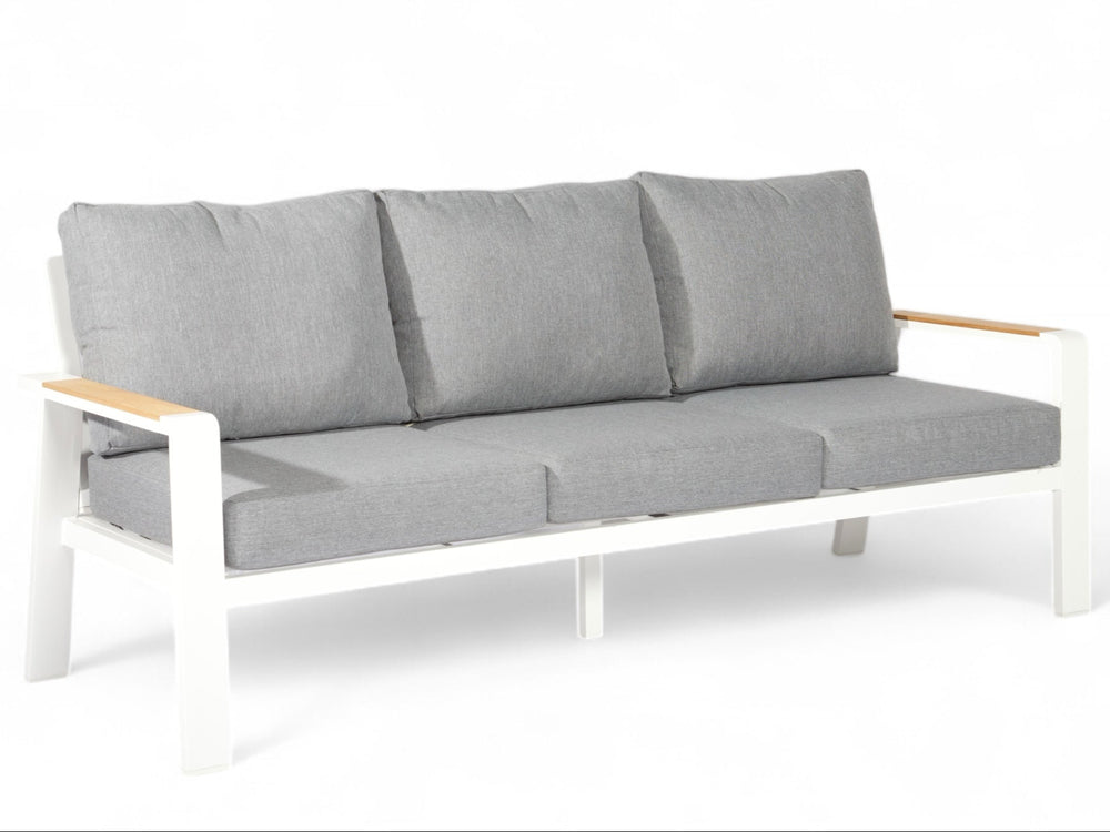 Aluminium Stoel-Bank Loungeset - Wit - Belito Birmingham