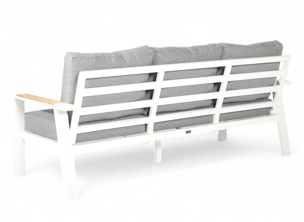 Aluminium Stoel-Bank Loungeset - Wit - Belito Birmingham