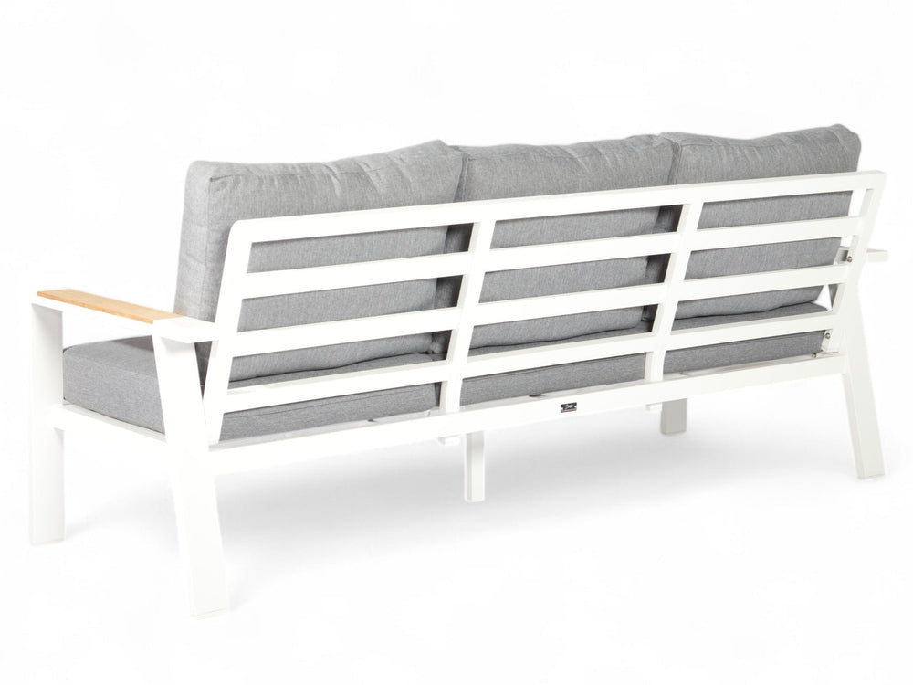 Aluminium Stoel-Bank Loungeset - Wit - Belito Birmingham