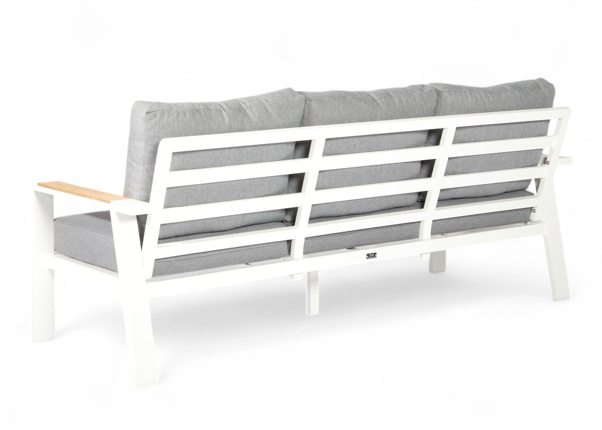 Aluminium Stoel-Bank Loungeset - Wit - Belito Birmingham