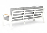 Aluminium Stoel-Bank Loungeset - Wit - Belito Birmingham