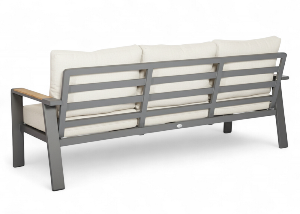 Birmingham bank antraciet 3 zits