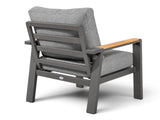 Belito Birmingham Loungeset Nr.10 | Antraciet | 2-zits Bank + 2x Stoel | 4 Personen