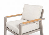 Belito Birmingham loungestoel taupe aluminium, detailfoto