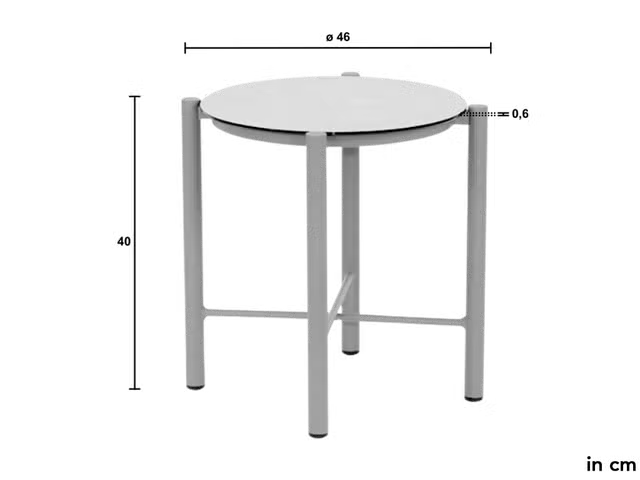 Apple Bee Bora Bora Salontafel 40 x 40 x 45 cm