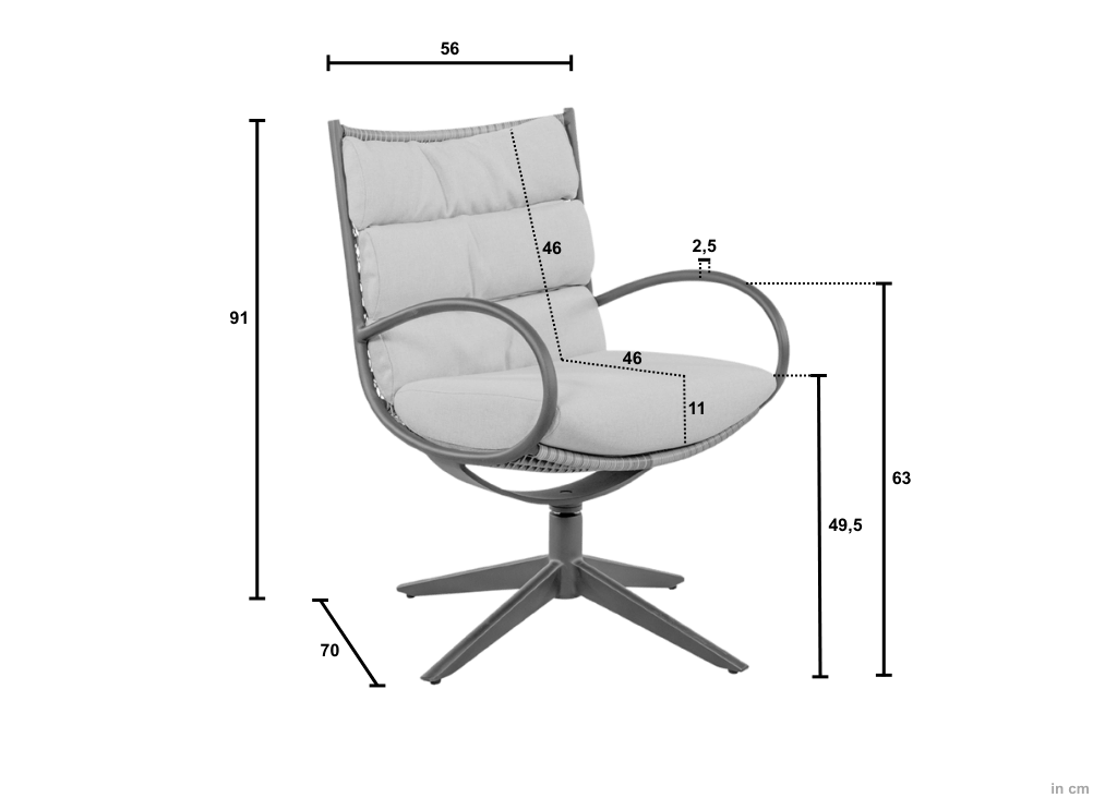 Apple Bee Camps Bay/Zanzibar Tuinset - 7-delig - 220 cm