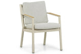 Belito Julia Dining Chair | Taupe | Aluminium & Rope