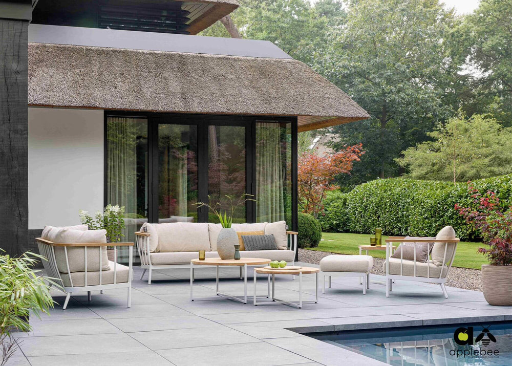 Apple Bee Condor loungeset 6-delig Nr. 1 Oyster