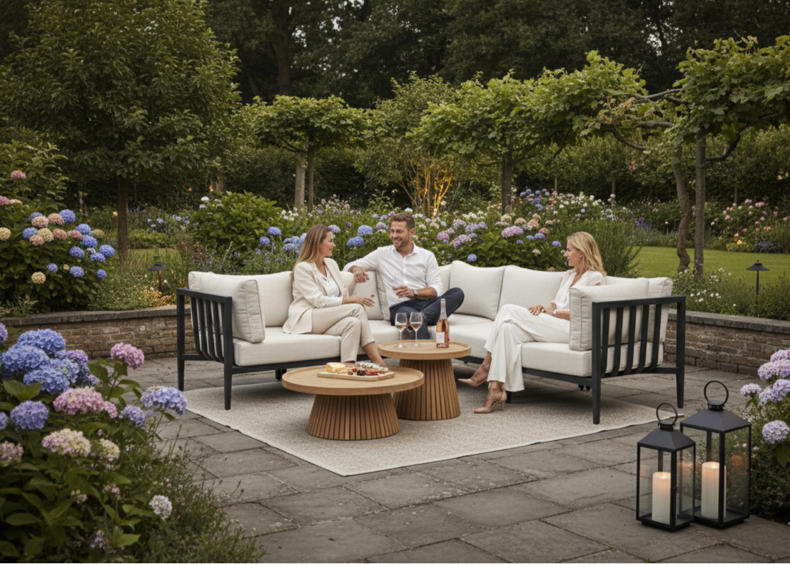 Belito Daan Hoek Loungeset Aluminium All-Weather 5-delig Nr. 8