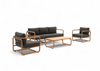 Apple Bee Dolce stoel-bank loungeset 4-delig 2.0