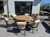 Apple Bee Condor 160cm dining rond tuinset 7-delig