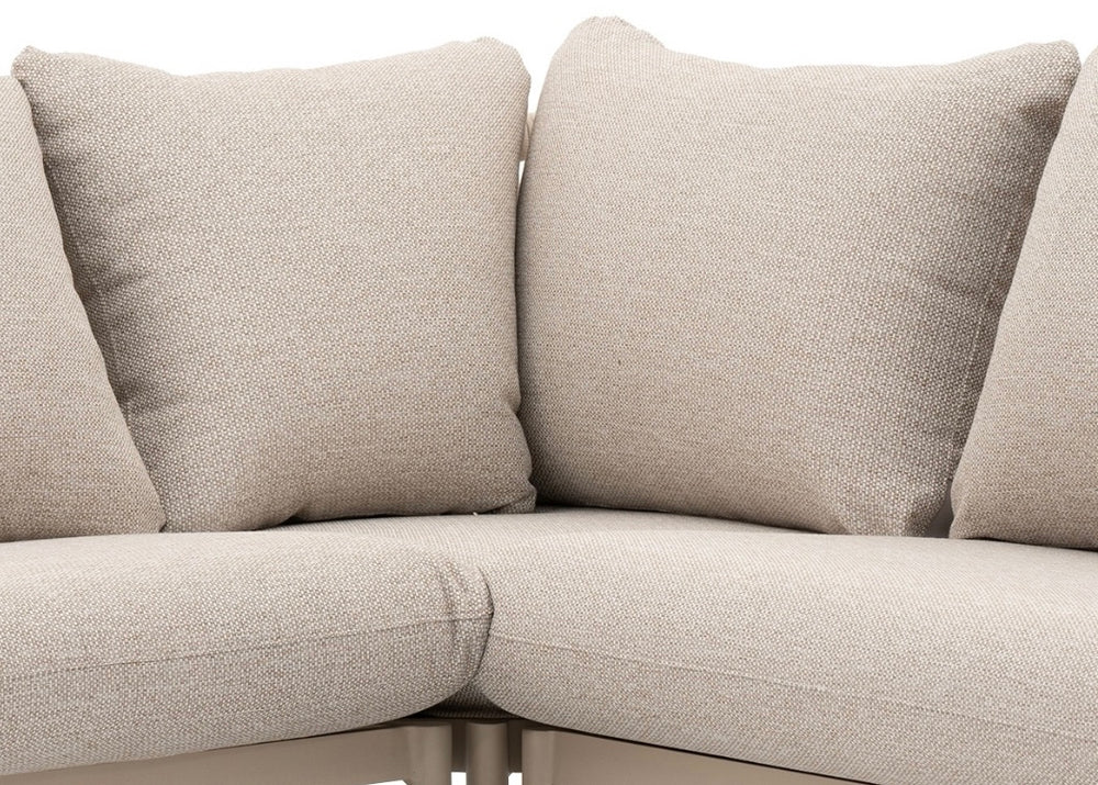 Aluminium Hoek Loungeset - Taupe Frame - Belito Julia - 3-delig - 260 x 260 cm