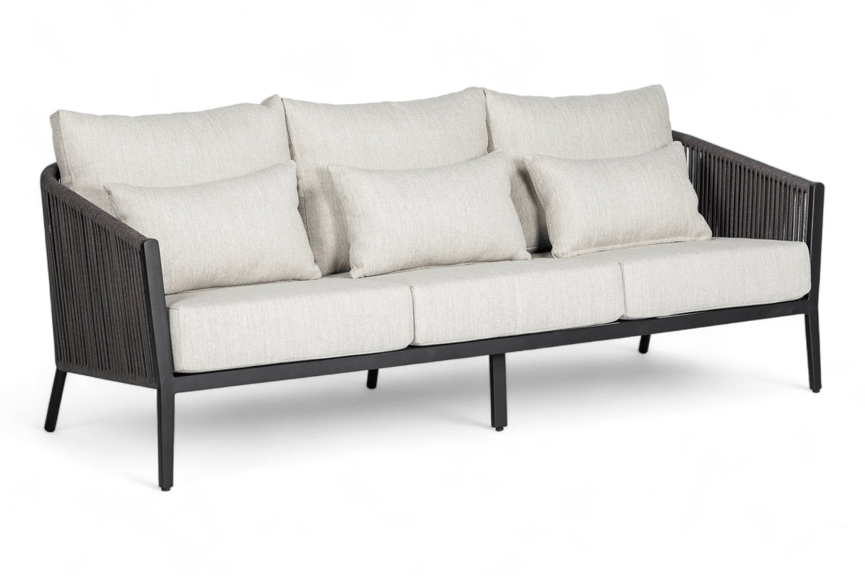 Aluminium Stoel-Bank Loungeset - Rope - Belito® Ouddorp - All-Weather