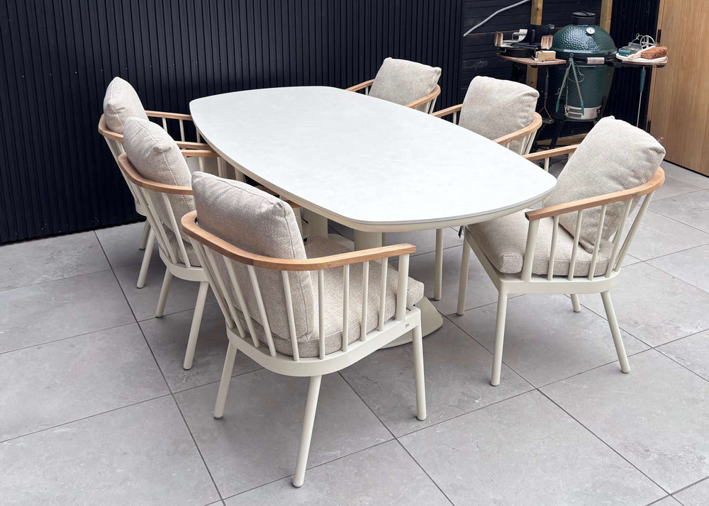 Apple Bee Condor/Melville Dining Tuinset 220 cm - 7 Delig