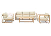 Apple Bee Dolce stoel-bank loungeset 4-delig 2.0 - 5 Persoons