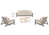 Apple Bee Spring Aluminium Taupe Loungeset Nr.3