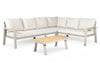 Aluminium Loungeset Hoekbank - Taupe Frame - 6-Persoons - Belito Lotte 5-delig