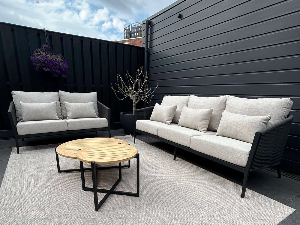 Aluminium Stoel-Bank Loungeset - Rope - Belito® Ouddorp - All-Weather - Nr.1