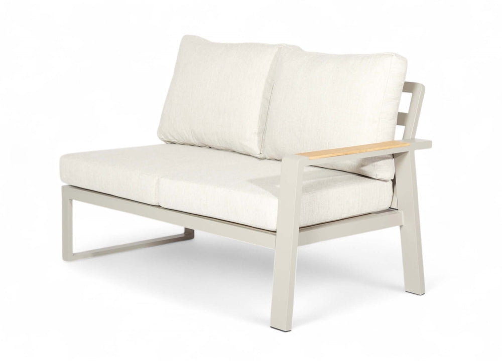 Aluminium Loungeset Hoekbank - Taupe Frame - 3 delig - Belito Lotte