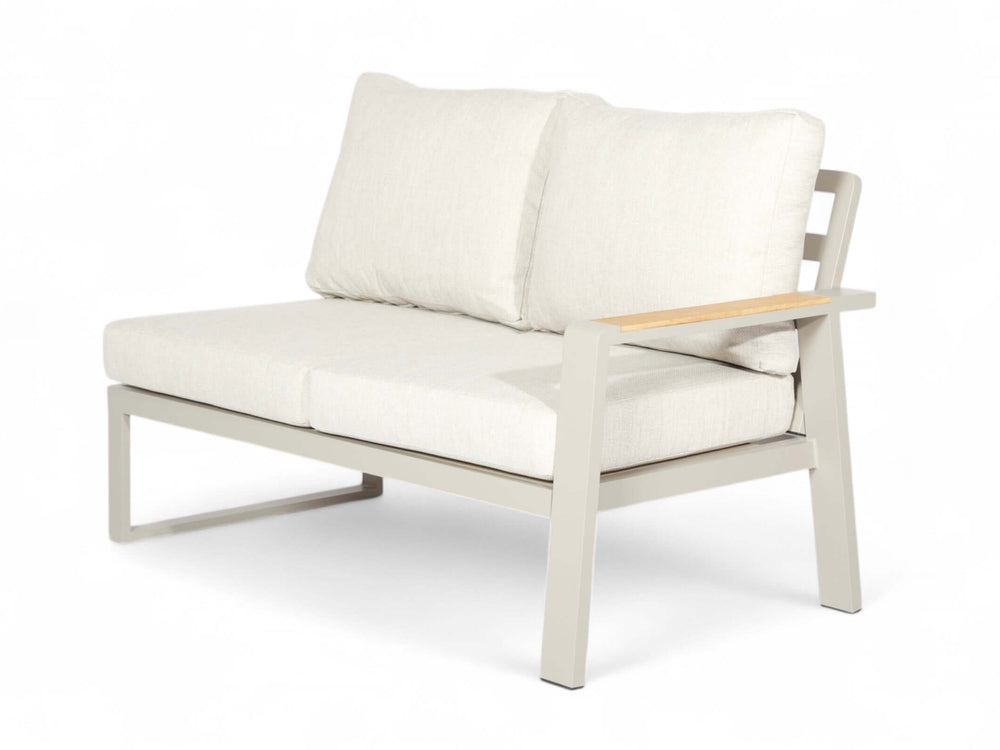 Belito Lotte Loungeset Hoekbank Nr. 3 | Taupe Aluminium | 220 x 220 cm | 5-persoons