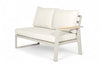 Aluminium Loungeset Hoekbank - Taupe Frame - 3 delig - Belito Lotte