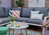 Aluminium Loungeset Hoekbank - Wit Frame - 6-Persoons - Belito Lotte