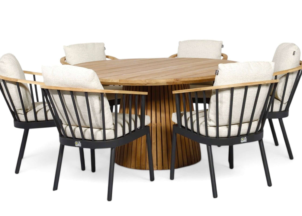 Apple Bee Condor Tuinset 6 persoons Rond
