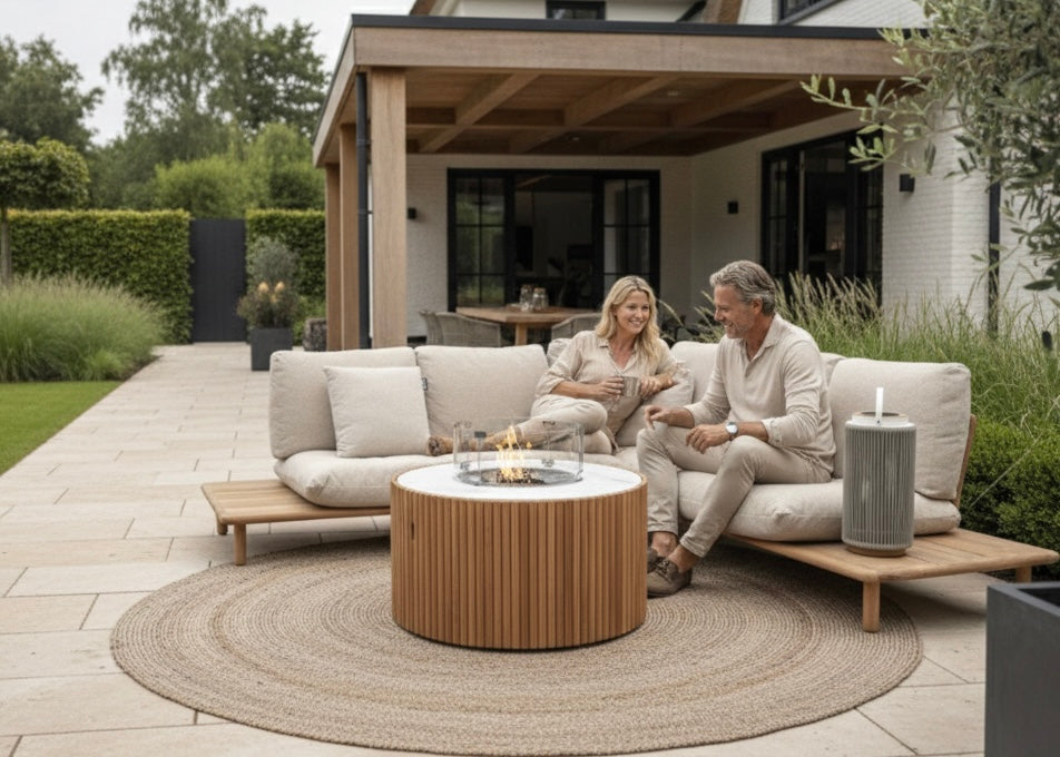 Apple Bee Sling Teak Loungeset 260x260 cm – Incl Tafel – BEE WETT® - nr.3